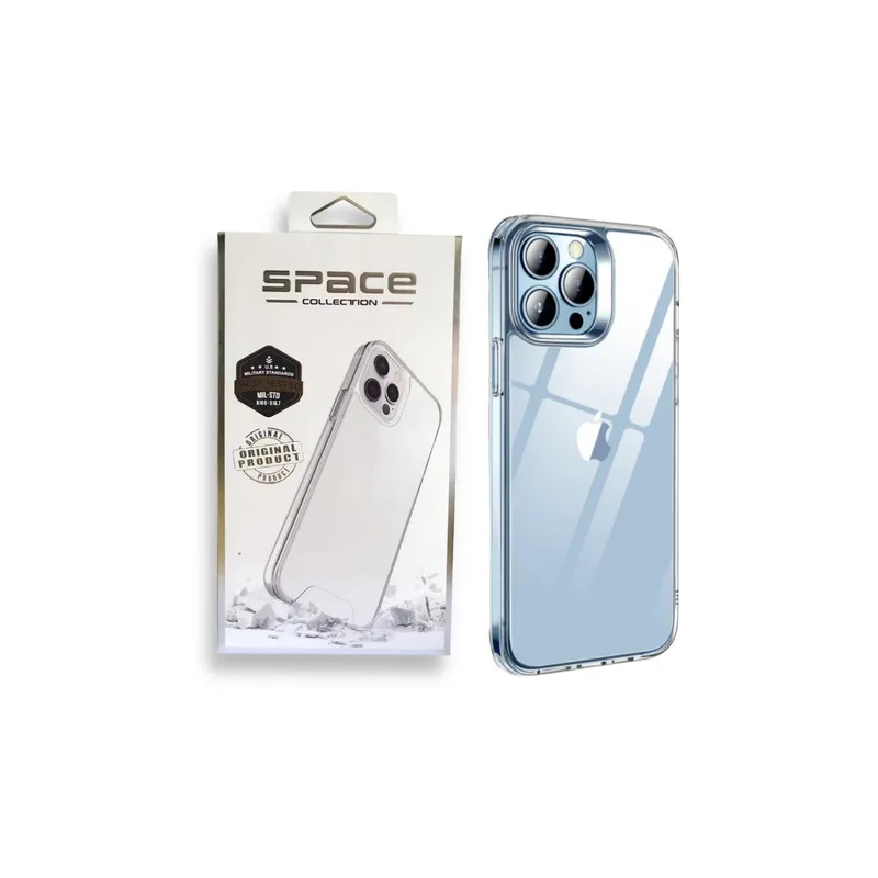 Funda Space Collection Premium Clear para iPhone