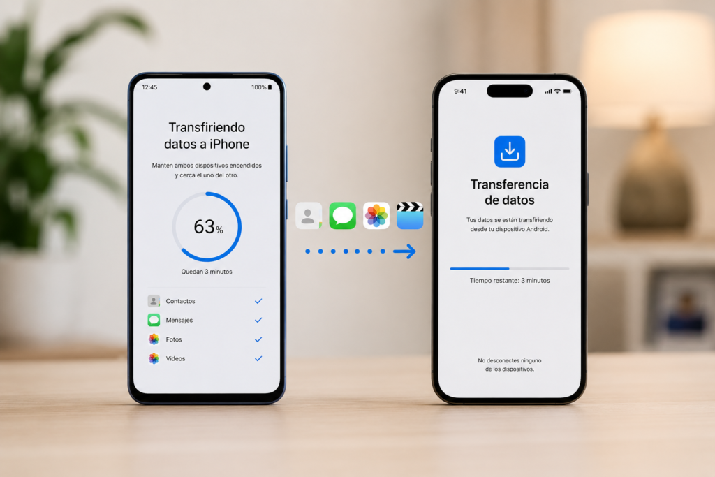 Cómo pasar datos de Android a iPhone - guía paso a paso | LobbyX