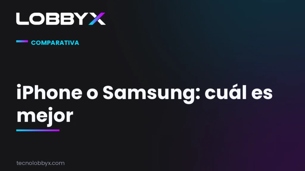 iPhone o Samsung: cuál es mejor