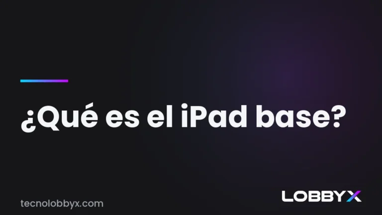 que es el ipad base