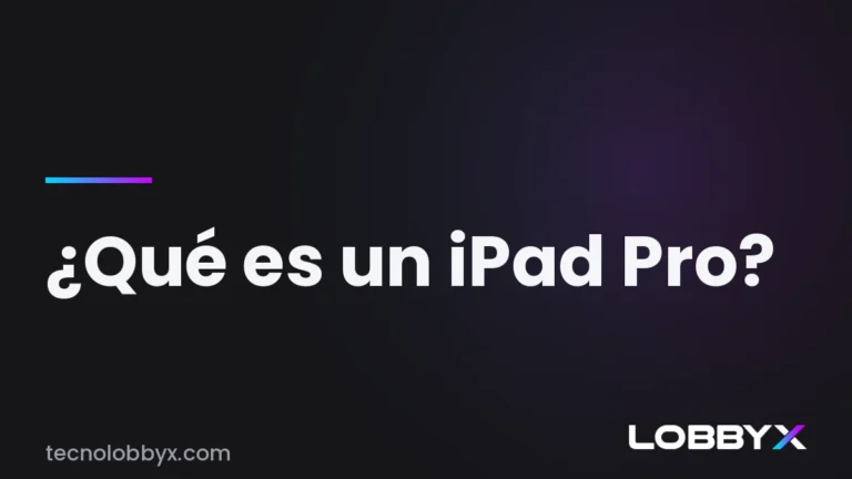 que es un ipad pro