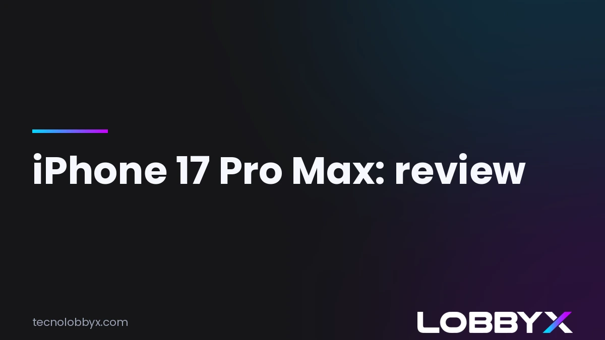 review iphone 17 pro