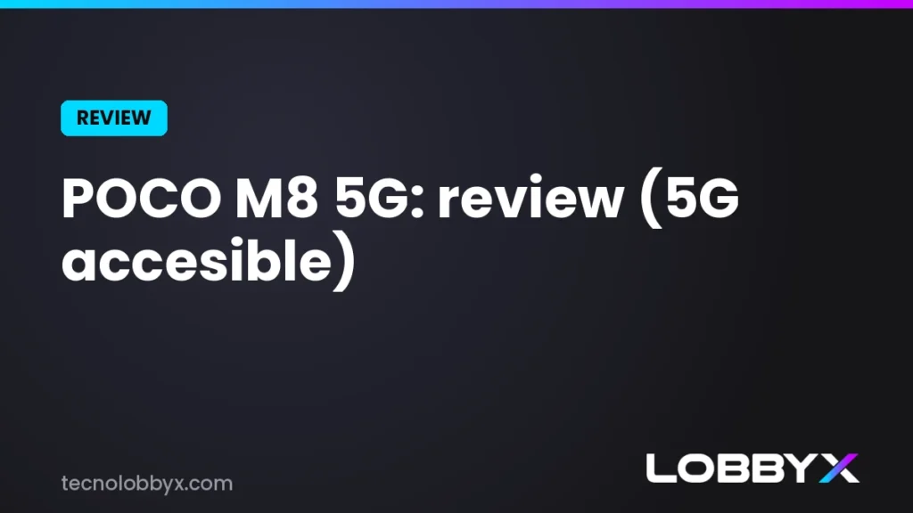 POCO M8 5G: review y análisis a fondo