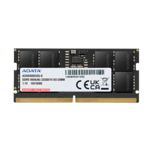 Memoria RAM SODIMM ADATA Premier 32GB DDR5 5600MHz para Notebook (AD5S560032G-S)