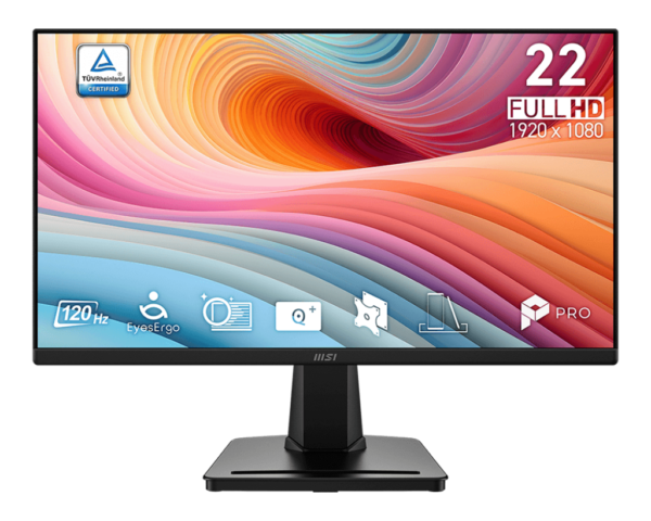 Monitor MSI PRO MP225 E12VL 22" Full HD 120Hz HDMI y VGA - comprar en Córdoba | LobbyX