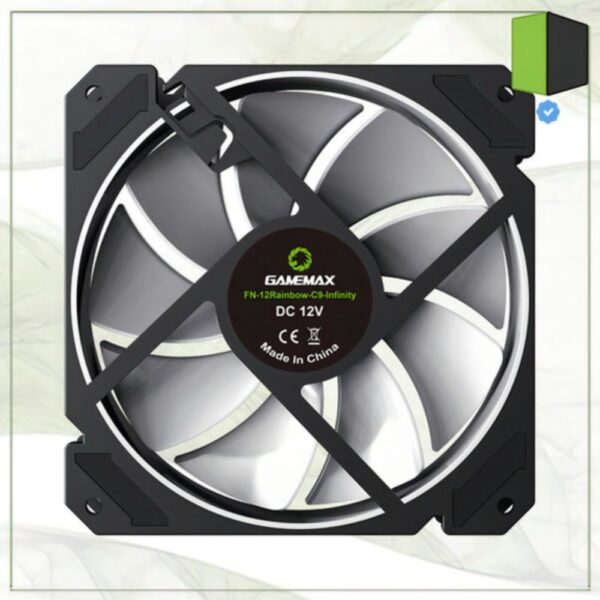 Ventilador Gamemax FN-12Rainbow-C9-Infinity 120mm ARGB Negro - comprar en Córdoba | LobbyX