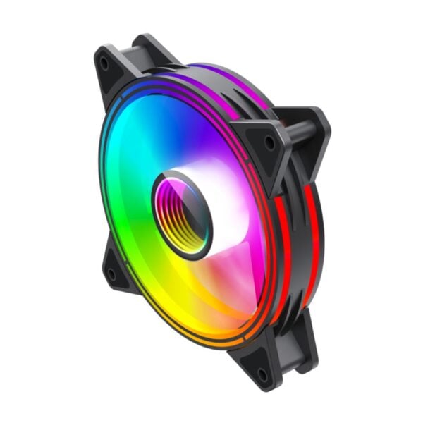 Ventilador Gamemax FN-12Rainbow-Q-Infinity 120mm ARGB Espejo Infinito Negro - comprar en Córdoba | LobbyX