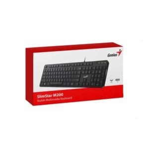 Teclado Genius SlimStar M200 USB Negro (31310019401)