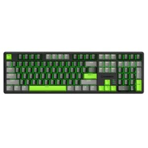 Teclado Mecánico Gamer GameMax Rampage X1 Switch Green Retroiluminado Inglés