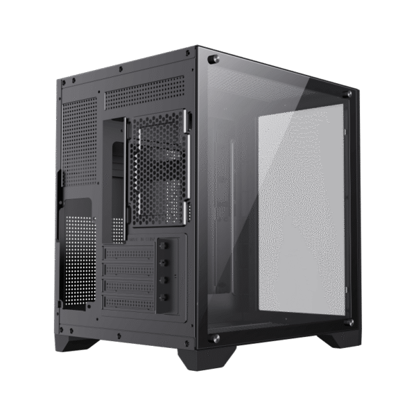 Gabinete Gamemax Infinity Mini Flex-ATX / Micro-ATX / Mini-ITX Vidrio Templado Negro Sin Fans - comprar en Córdoba | Lob
