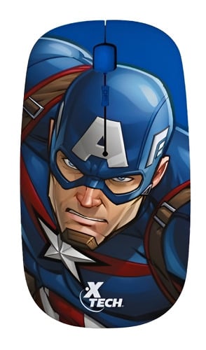 Mouse Inalámbrico Xtech Marvel Capitán América (XTM-M340CA) - comprar en Córdoba | LobbyX