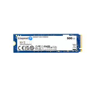 Disco SSD Kingston NV3 500GB M.2 NVMe PCIe 4.0 (SNV3S/500G)