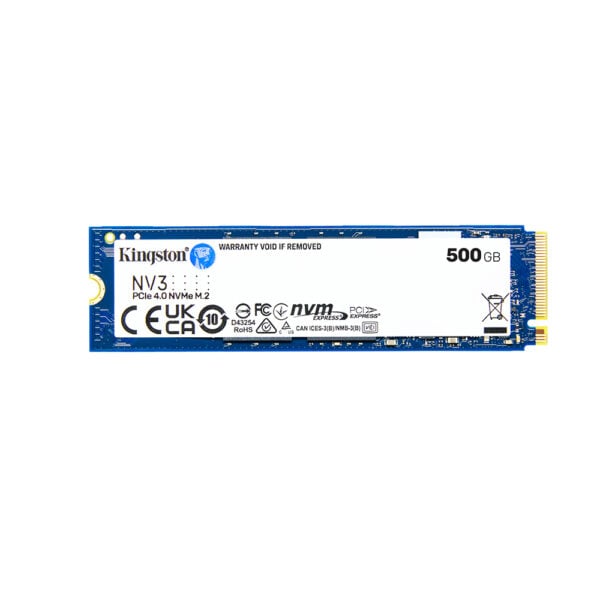 Disco SSD Kingston NV3 500GB M.2 NVMe PCIe 4.0 (SNV3S/500G) - comprar en Córdoba | LobbyX