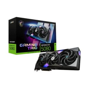 Placa de Video MSI GeForce RTX 5080 Gaming Trio OC 16GB GDDR7 (912-V531-235)