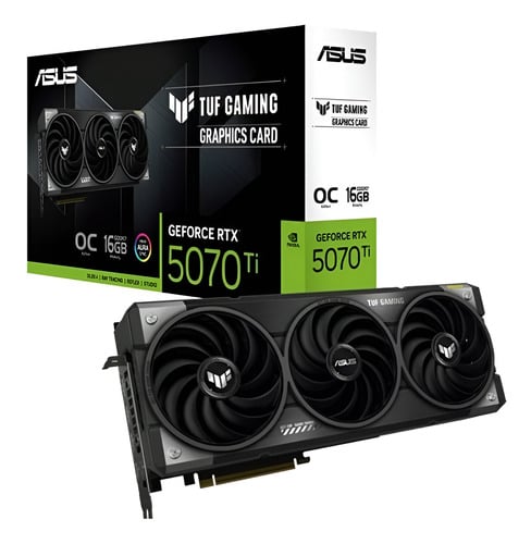 Placa de Video ASUS TUF Gaming GeForce RTX 5070 Ti 16GB GDDR7 OC (TUF-RTX5070TI-O16G-GAMING) - comprar en Córdoba | Lobb
