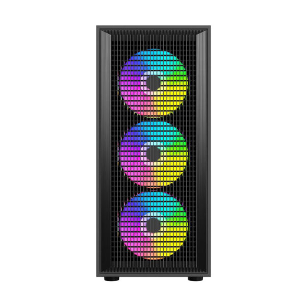 Gabinete Gamer Arkham Vorus Mid Tower ATX Vidrio Templado 4 Fans ARGB Negro - comprar en Córdoba | LobbyX