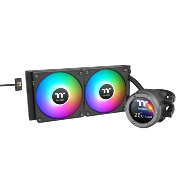 Watercooler Thermaltake TH240 V2 Ultra EX ARGB Sync 240mm Pantalla LCD Negro (CL-W414-PL12SW-A) - comprar en Córdoba | L