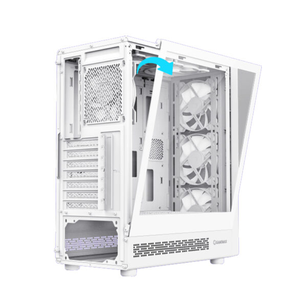 Gabinete Gamer Gamemax Storm 2 AW Mid Tower ATX Vidrio Templado 6 Fans ARGB Blanco - comprar en Córdoba | LobbyX
