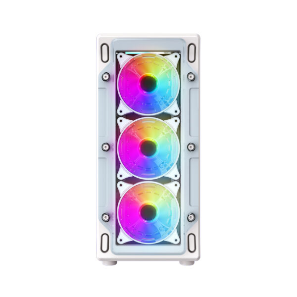 Gabinete Gamer Gamemax Starlight 2 AW Mid Tower ATX Vidrio Templado 4 Fans Blanco - comprar en Córdoba | LobbyX