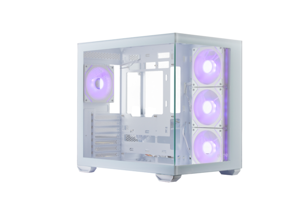 Gabinete Cooler Master Elite 681 Mid Tower ATX Vidrio Templado 4 Fans ARGB Blanco (E681-WHNN-S00) - comprar en Córdoba |