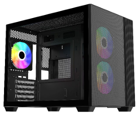 Gabinete Cooler Master Elite 461 Micro-ATX Vidrio Templado 3 Fans ARGB Negro (E461-KGNN-S00) - comprar en Córdoba | Lobb