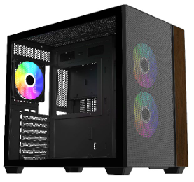 Gabinete Cooler Master Elite 660 Mid Tower ATX Vidrio Templado 3 Fans ARGB Negro (E660-KGNN-S00) - comprar en Córdoba |