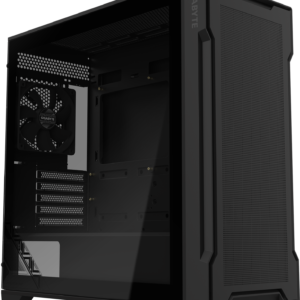 Gabinete Gigabyte C102 GLASS Mid Tower Micro-ATX Vidrio Templado 2 Fans Negro Sin Fuente (GB-C102G)