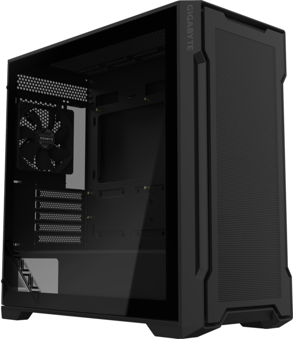 Gabinete Gigabyte C102 GLASS Mid Tower Micro-ATX Vidrio Templado 2 Fans Negro Sin Fuente (GB-C102G) - comprar en Córdoba