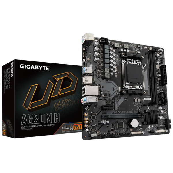 Motherboard Gigabyte A620M H AM5 DDR5 Micro-ATX - comprar en Córdoba | LobbyX