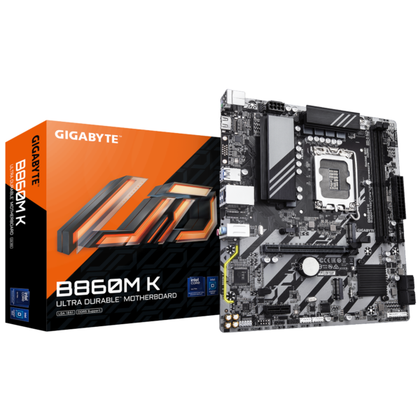Motherboard Gigabyte B860M K LGA1851 DDR5 Micro-ATX (B860M K G10) - comprar en Córdoba | LobbyX