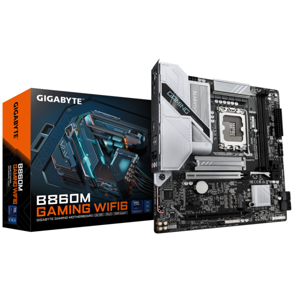 Motherboard Gigabyte B860M GAMING WIFI6 LGA1851 DDR5 Micro-ATX - comprar en Córdoba | LobbyX