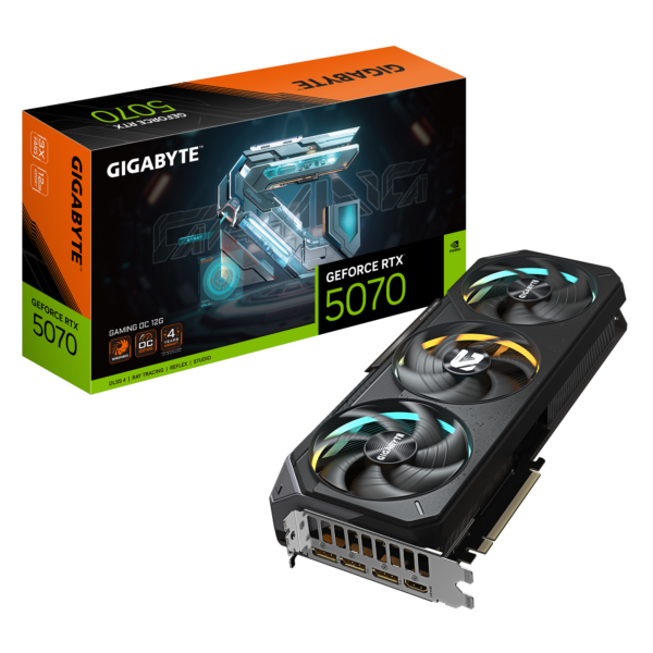 Placa de Video Gigabyte GeForce RTX 5070 Gaming OC 12GB GDDR7 (GV-N5070GAMING OC-12GD) - comprar en Córdoba | LobbyX