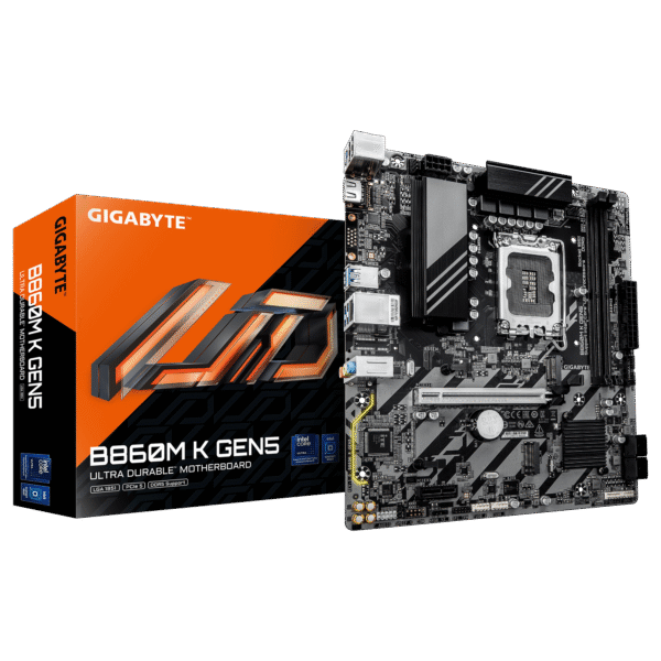Motherboard Gigabyte B860M K GEN5 LGA1851 DDR5 Micro-ATX - comprar en Córdoba | LobbyX