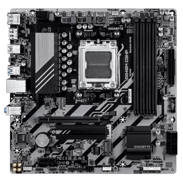 Motherboard Gigabyte B840M D3HP AM5 DDR5 Micro-ATX - comprar en Córdoba | LobbyX