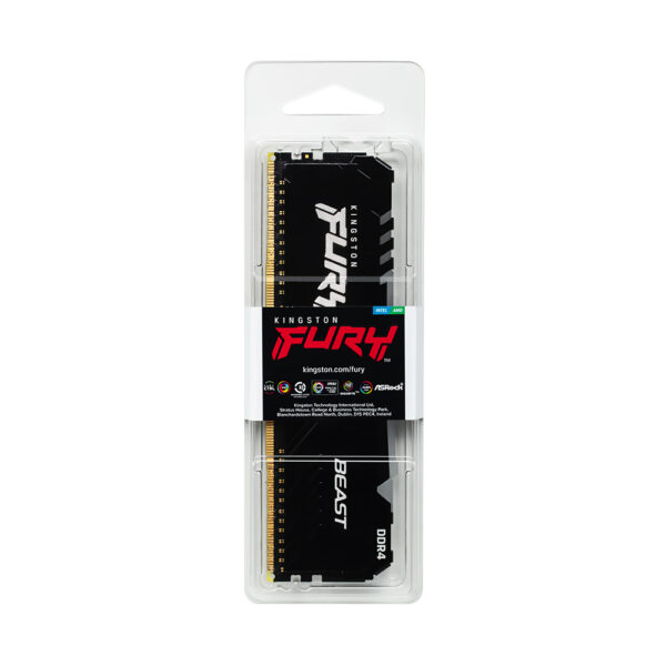 Memoria RAM Kingston Fury Beast RGB 8GB DDR4 3600MHz (KF436C17BBA/8) - comprar en Córdoba | LobbyX