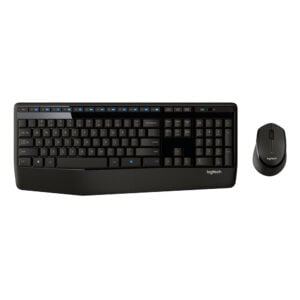Combo Teclado y Mouse Inalámbrico Logitech MK345 con Reposamanos Español Latino Negro (920-007820)