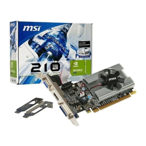 Placa de Video MSI GeForce 210 1GB DDR3 Low Profile Single Slot VGA DVI HDMI (912-V809-3634) - comprar en Córdoba | Lobb