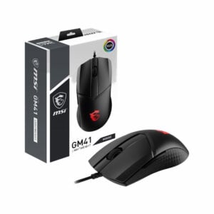 Mouse Gamer MSI Clutch GM41 Lightweight V2 RGB 16000 DPI Negro (S12-0400D50-C54)