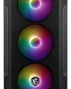Gabinete MSI MAG Forge M100A Micro-ATX 4 Fans RGB Sin Fuente (306-7G20A21-809)