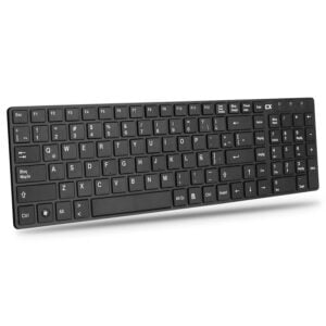 Teclado CX Slim WK-718 USB Teclas Chocolate Español Latino Negro
