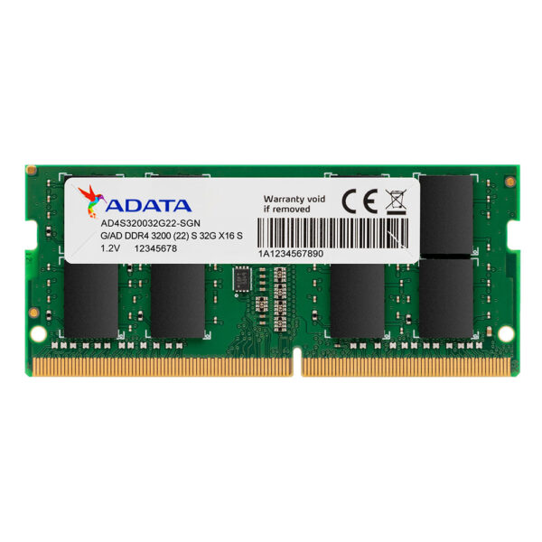 Memoria RAM SODIMM ADATA Premier 32GB DDR4 3200MHz para Notebook (AD4S320032G22-SGN) - comprar en Córdoba | LobbyX