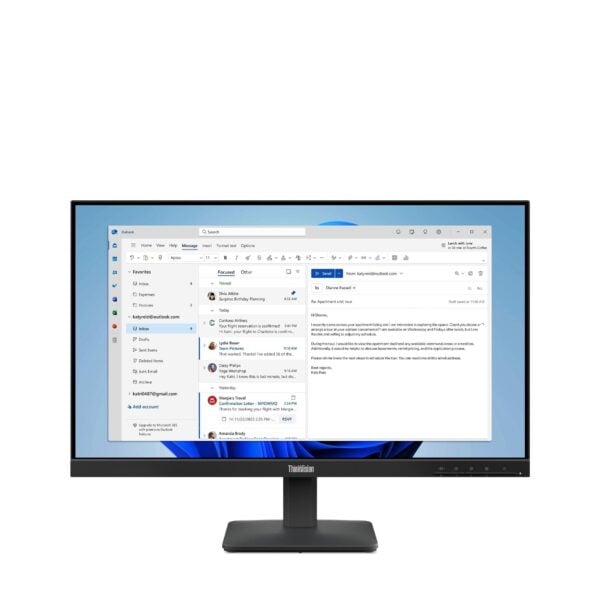 Monitor Lenovo ThinkVision S24-4e 23,8" Full HD IPS 100Hz (64B5KAR1AR) - comprar en Córdoba | LobbyX