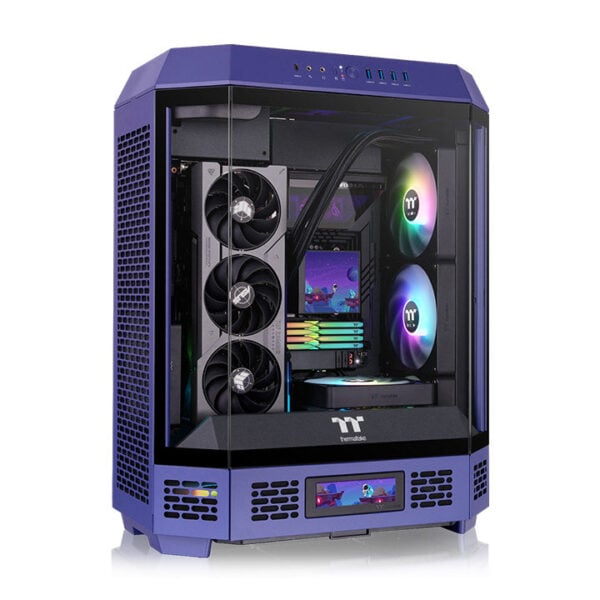 Gabinete Thermaltake The Tower 600 Mid Tower Vidrio Templado 2 Fans Future Dusk (CA-1Z1-00MNWN-00) - comprar en Córdoba