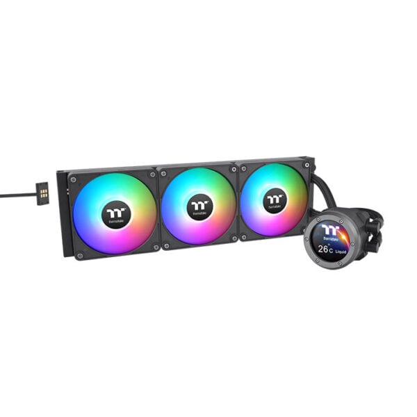 Watercooler Thermaltake TH420 V2 Ultra EX ARGB Sync 420mm Pantalla LCD Negro (CL-W417-PL14SW-A) - comprar en Córdoba | L