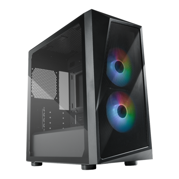 Gabinete Cooler Master CMP 320 Mini Tower Micro-ATX Vidrio Templado 2 Fans ARGB Negro (CP320-KGNN-S00) - comprar en Córd