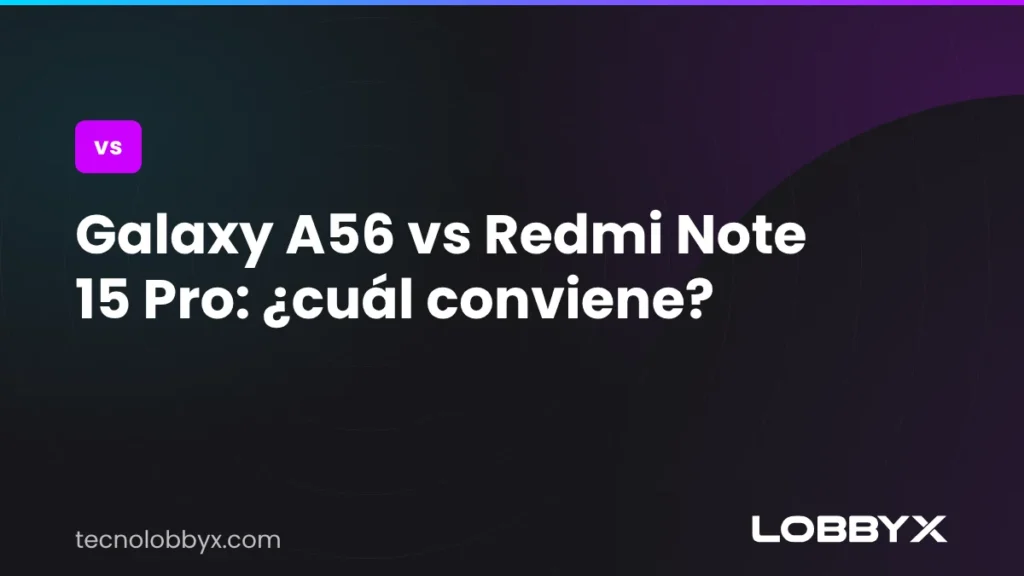 Galaxy A56 vs Redmi Note 15 Pro: ¿cuál conviene?