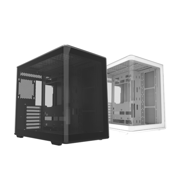 Gabinete Cooler Master Elite 600 Mid Tower ATX Vidrio Templado Negro sin Ventiladores (E600-KGNN-S00) - comprar en Córdo