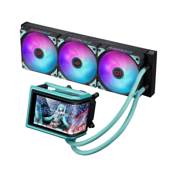 Watercooler ASUS ROG Ryuo IV 360 ARGB Hatsune Miku Edition AMOLED (90RC01P1-B0AAY0) - comprar en Córdoba | LobbyX