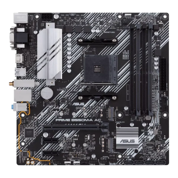 Motherboard ASUS PRIME B550M-A AC AM4 DDR4 Micro-ATX (90MB15K0-M0EAY0) - comprar en Córdoba | LobbyX