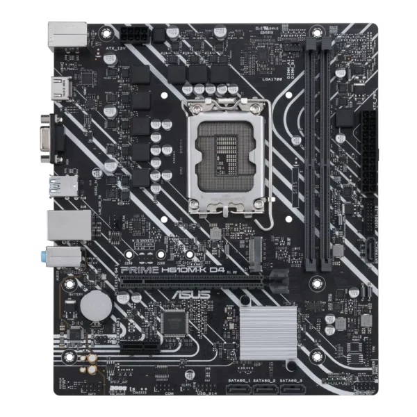 Motherboard ASUS PRIME H610M-K D4 LGA1700 DDR4 Micro-ATX (90MB1A10-M0EAY0) - comprar en Córdoba | LobbyX